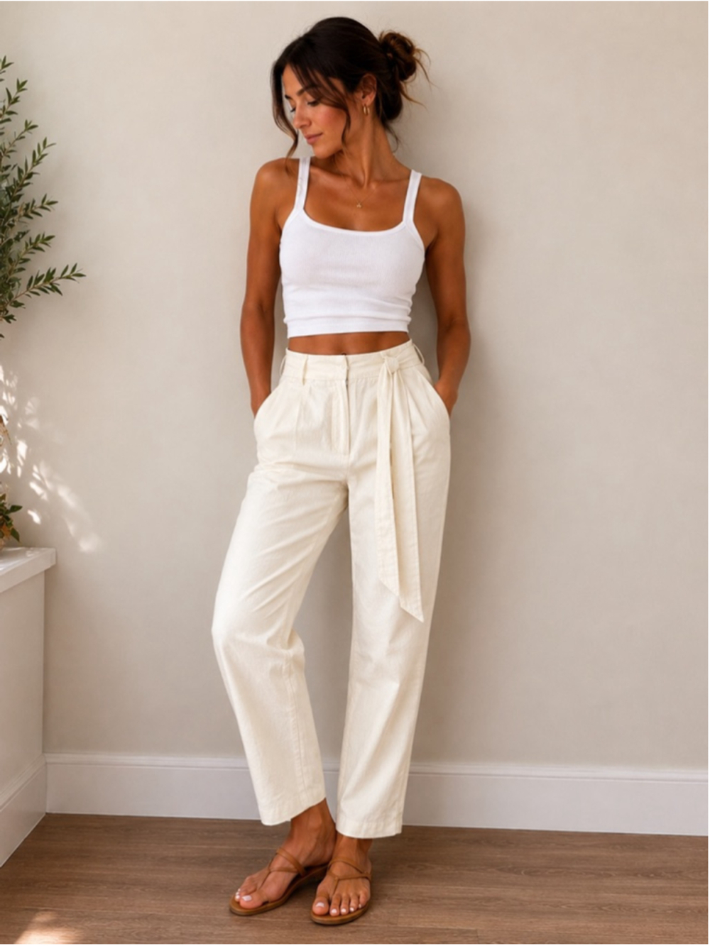Boden women Off-White Chinos size